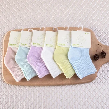 

2020 Baby Socks High Quality Baby Bamboo Fiber Socks Infant Newborn Soft Socks Kids Accessories S M size For 0~2Y