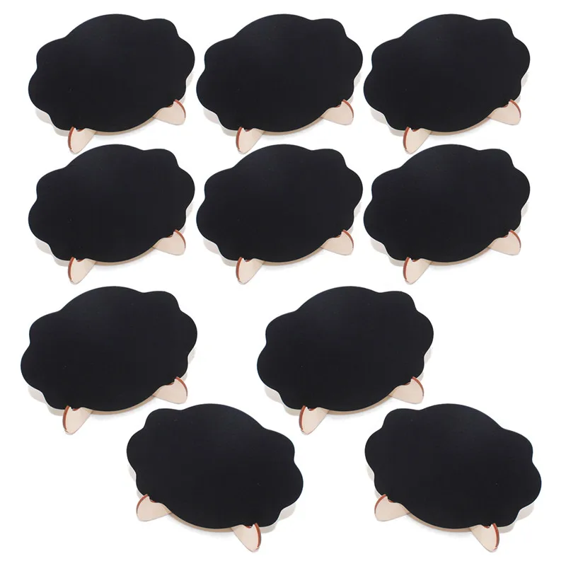 

10 шт./лот деревянная мини-доска в форме облака доска для сообщений для свадебвечерние декоративные доски