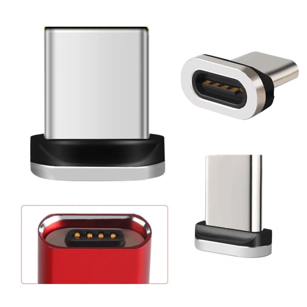

Micro USB Port Magnetic Adapter Charger For iPhone IOS Android Type C USB Cable