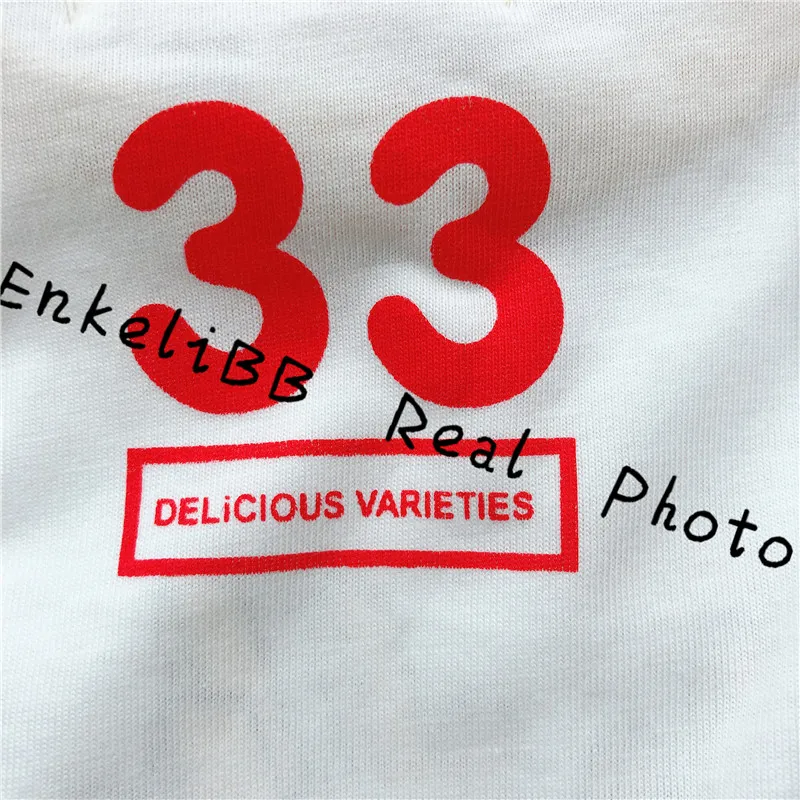 Bebe de Pi*/ г., летняя футболка для малышей в Корейском стиле футболка для мальчиков футболка для маленьких девочек жилет с принтом вишни и губ милые детские топы с мороженым
