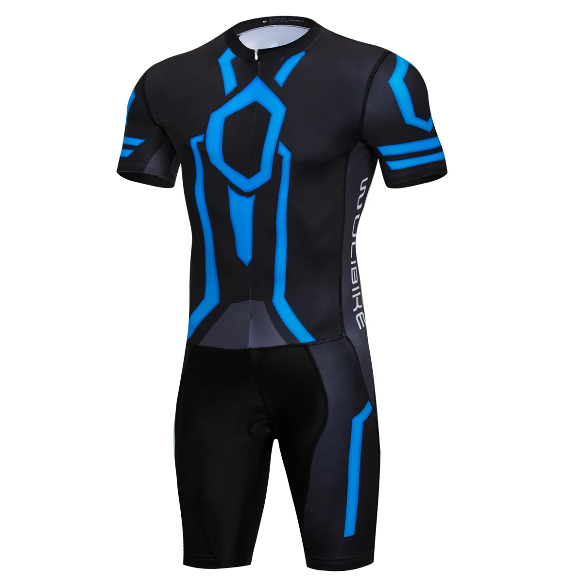 Men's Short Sleeve Triathlon Skinsuit Breathable Triathlon ...