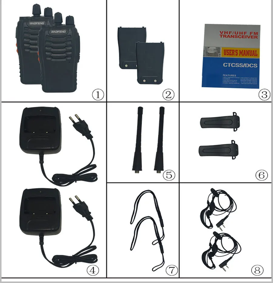 2 шт./компл. baofeng BF-888S Walkie Talkie Портативный радио UHF 400-470 мГц BF 888 S ФИО Comunicador передатчик трансивера