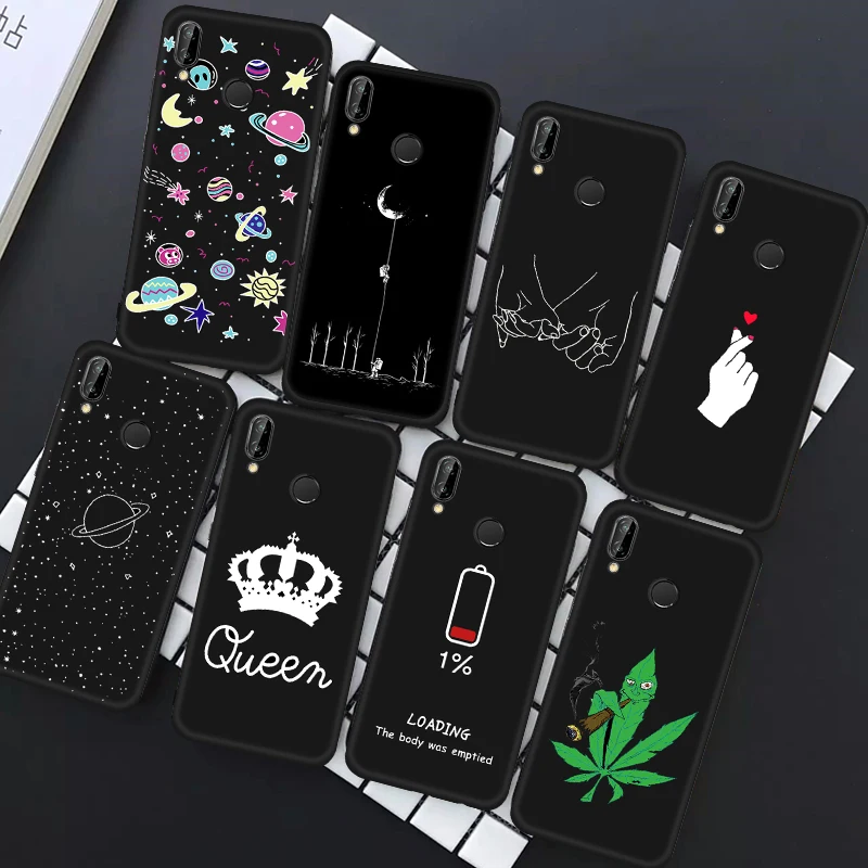 Простой мягкий силиконовый чехол с любовным рисунком для Huawei Mate 10 20 Nova2i P8 P9 P10 P20 Lite