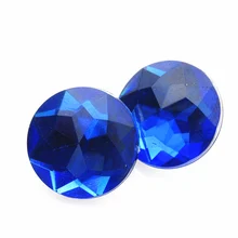 20 шт. синий акрил Моды snap кнопки подвески 18 мм snap кнопки браслет ювелирных изделий