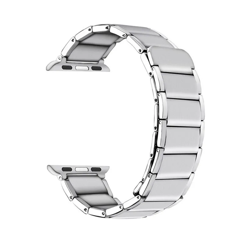 Ремешок для Apple Watch Series 5 4 кожаный браслет с магнитной застежкой 40/44 мм 1 2 3|Ремешки