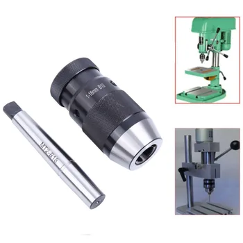 

(Ship from EU) 1-16mm MT2 Keyless Precision Lathe Drill Chuck Self Tighten Morse Taper Arbor Drill Chuck