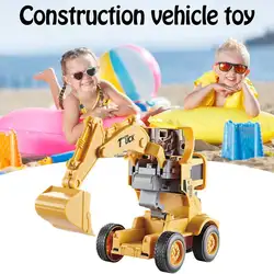 Инерционные столкновения деформации инженерный автомобиль-экскаватор игрушка для детей PK грузовик одна кнопка повернуть автомобиль