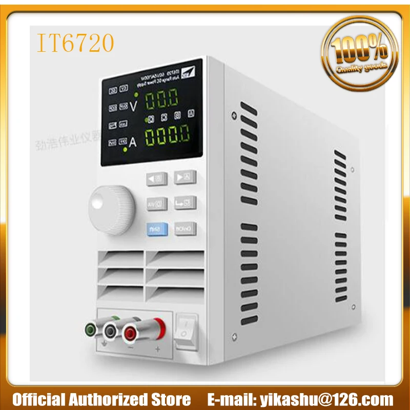 

ITECH IT6720 Auto Range DC Power Supply 60V/5A/100W Programmable