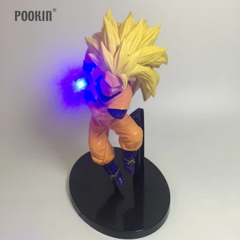 

New Dragon Ball Super Son Goku Strength Bombs Luminaria Led Blue Color Night Light Holiday Gift Room Decorative Led Lighting