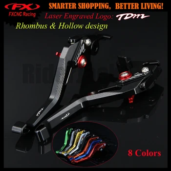 

New 3D Rhombus Hollow Design patent For Yamaha TDM 850 TDM850 1991-2002 1999 2000 2001 CNC Red Motorcycle Brake Clutch Levers