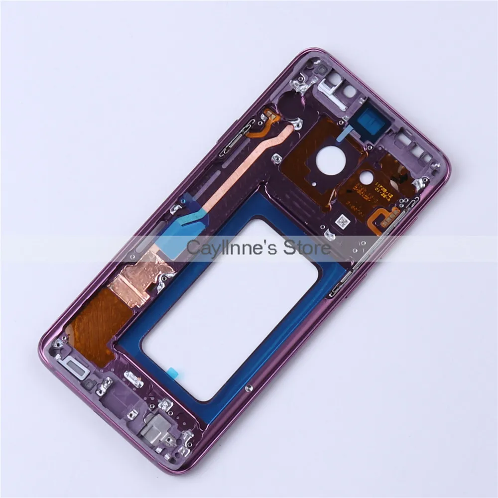 Новый S9 G960 для Samsung galaxy plus G965 средняя рамка Корпус Шасси с боковыми кнопками набор