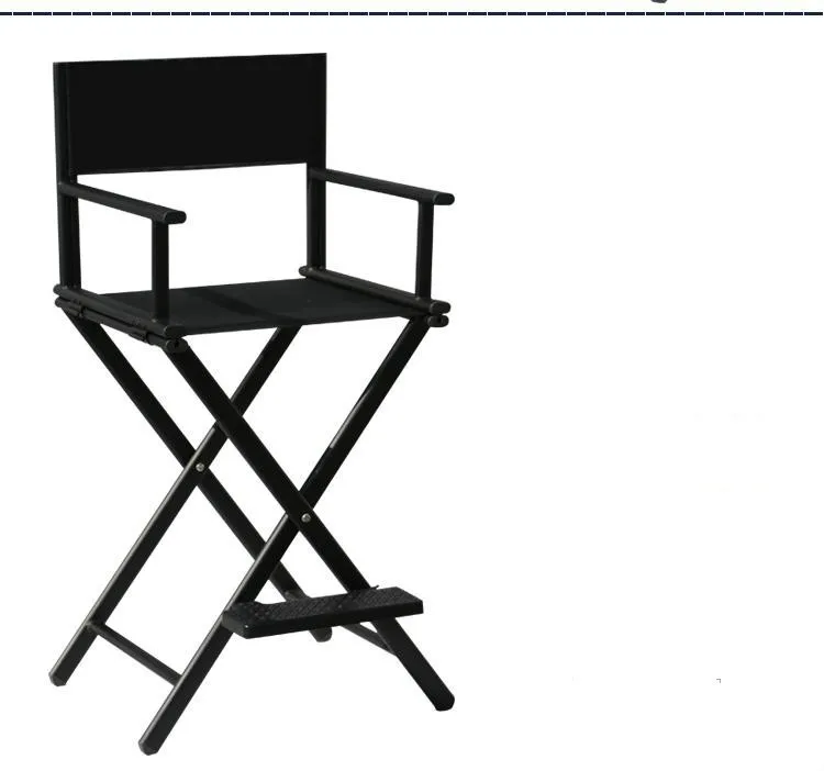 Портативный стул для руководителя Парикмахерская мебель алюминиевый пляжный стул черный и розовый