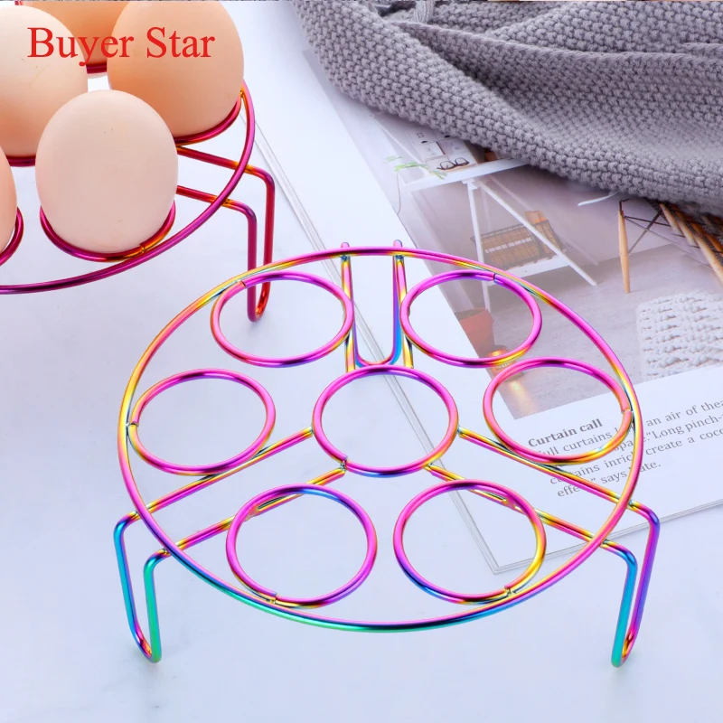 

Steamer Shelf Cookware Kitchen Accessories 1 PC Multi Function Durable Egg Steamer Rack Stainless Steel Pot Steaming Tray Stand