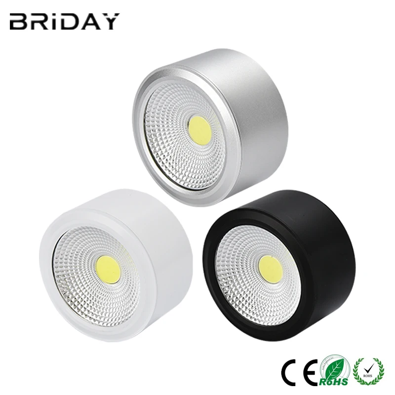 

Surface Mounted LED Downlights 6W 10W 14W 20W Dimmable LED Downlight COB Dimmable 110V 220V Spot Light Warm Light/Neutral White