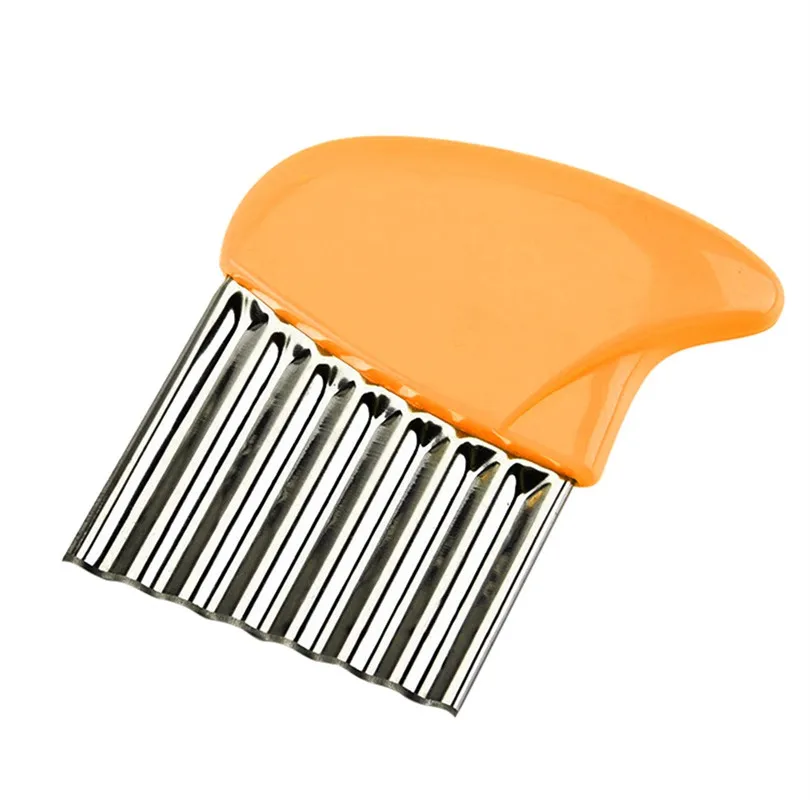 Kitchen Accessories Gadgets Vegetable Cutter Wave onion potato slices wrinkled french fries salad corrugated cutting  (3)