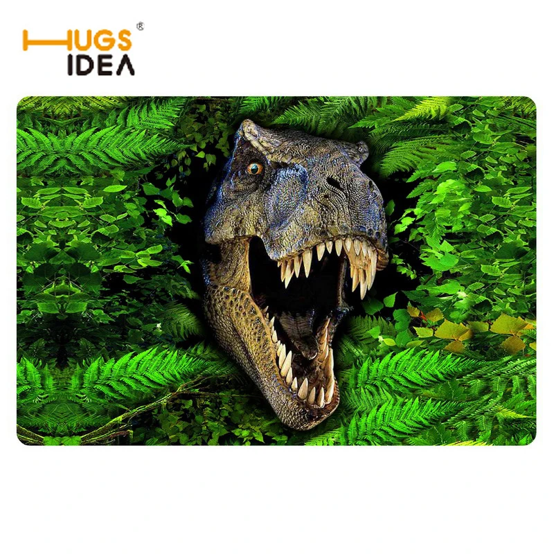 Hugsidea Cool 3d Tier Dinosaurier Druck Rutschfeste Tapis Fussmatte