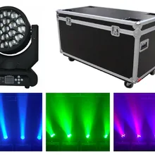 2 шт./лот+ кейс, moving голова пчела Средства ухода для век Osram/CREE 19x12 Вт RGBW 4in1 луч света диско DJ Club с подсветкой