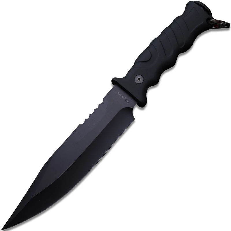 

Straight G10 Knife Blade Sanding Survival Knives Fixed Hunting Knife 58HRC Outdoor High Hardness 7CR17MOV Survival Knife