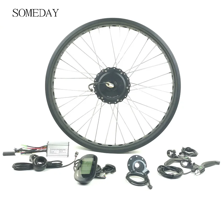 

SOMEDAY EBIKE 36V/48V 350W fat tire with LCD6 display electric bicycle snow bike rear rotate hub motor