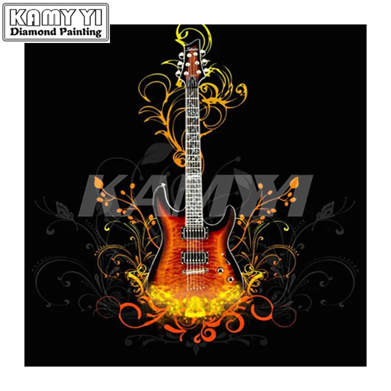 Full SquareRound Drill 5D DIY Diamond Painting Piano 3D  Embroidery Cross Stitch Mosaic Home Decor