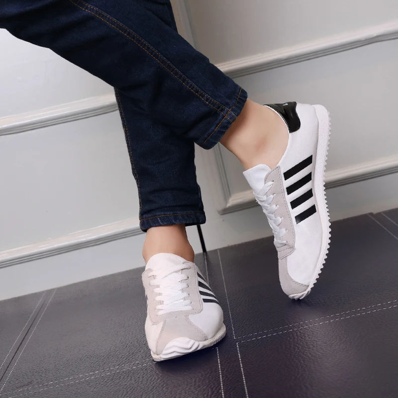 

zapatos de hombre 2018 Men Shoes For Autumn Fashion Men's Sneakers Comfortable Soft White Shoes Men tenis masculino Large Size 5