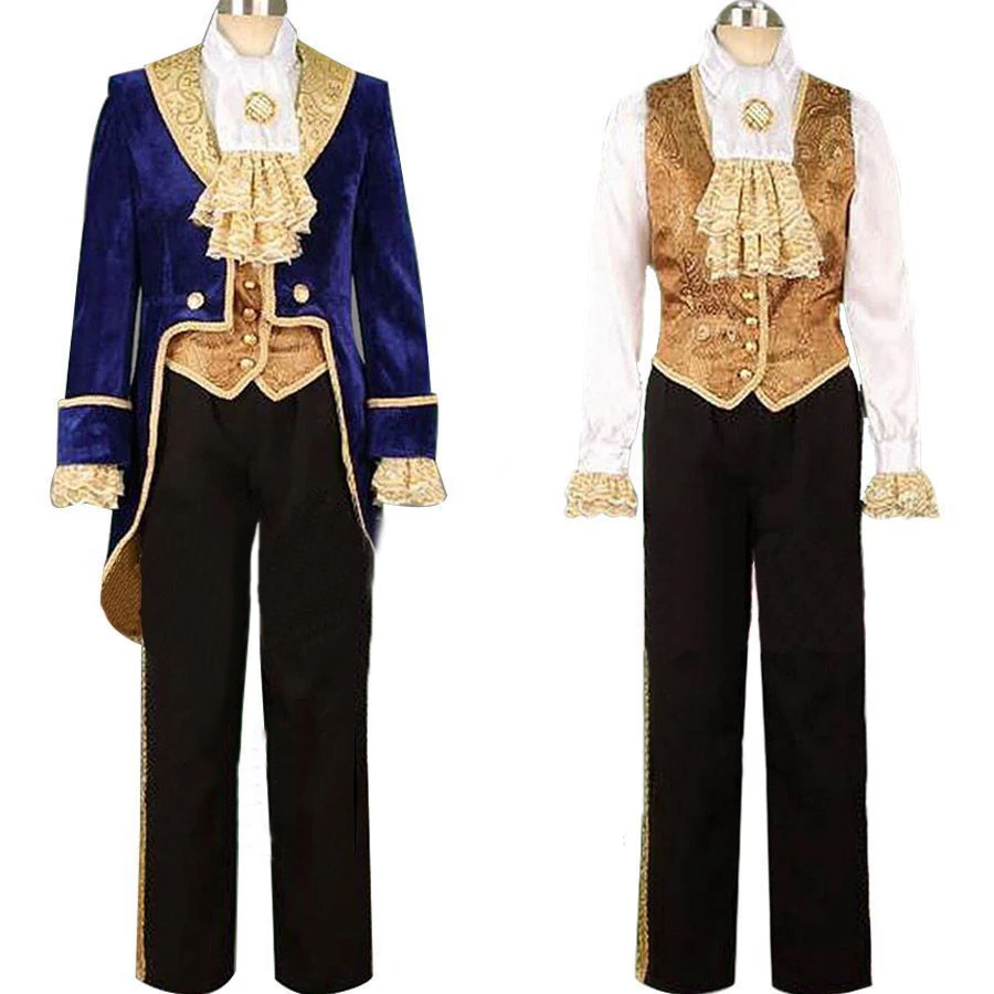 Halloween/Anime Film Beauty And The Beast Prince Cosplay Costume For Adults Kids' Clothing Custom Made |