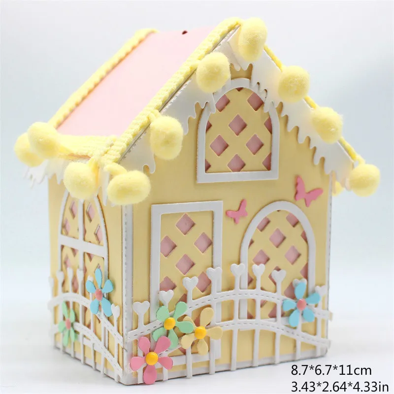 Ksccraft House Box металлические режущие штампы трафареты для DIY скрапбукинга/фотоальбом