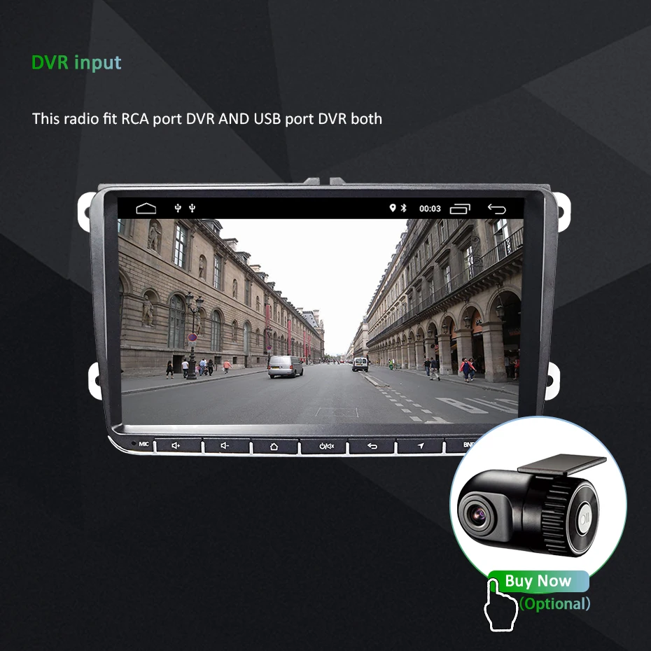 Perfect Android 9.0 DSP 4G 64G Auto GPS RADIO for Seat Altea Toledo VW GOLF 5/6 Polo Passat B6 CC Tiguan Touran Naigation NO DVD Player 31
