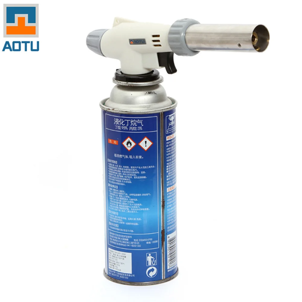 New Arrriva Reliable Safe Butane Gas Torch Burner Auto Ignition Flame