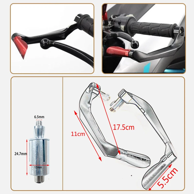 For Benelli TRK502 TRK502 TRK502ADV Lever Guards Real warehouseC Aluminum Alloy Hand Guards Motorcycle Brake Protector Rope Handlebar - Benelli - Racext 91