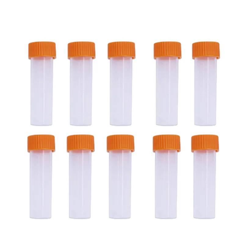 

10Pcs Transparent Functional Embroidery Felting Needles Container Holder Box Needle Bottle Sewing Tool Accessories