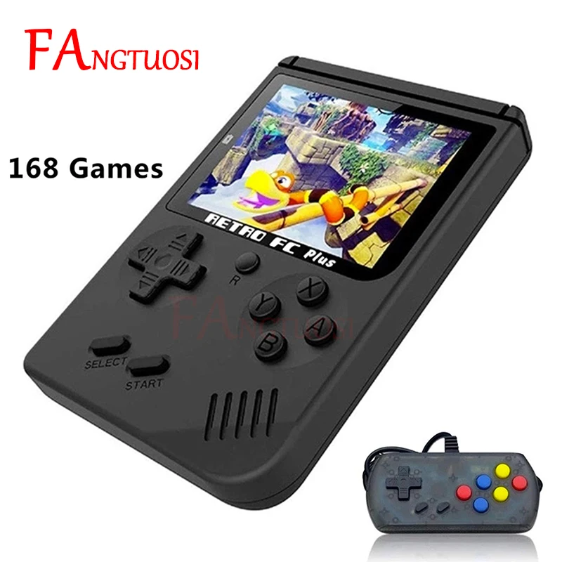 Retro Mini Handheld Game Players 8 Bit Portable Video Game Built In 168