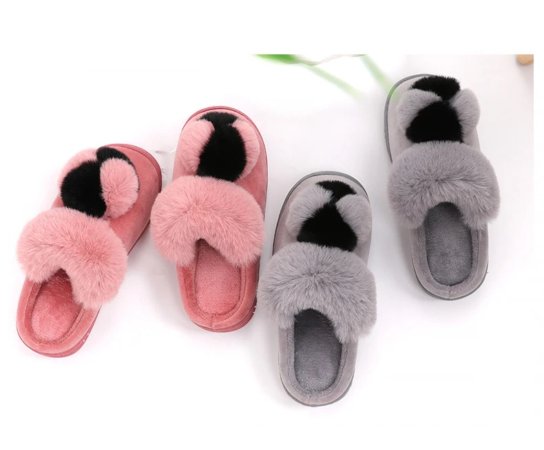 2018 New Non-Slip Home Plus Velvet Thickening Cotton Slippers Women Woman Slippers For WomenM8G88 (10)