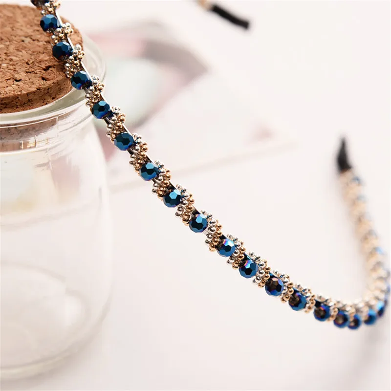 

1 pc Female Crystal Rhinestone Jewelry Headband Head Hair Bands Hairbands Headwear Accessories For Women