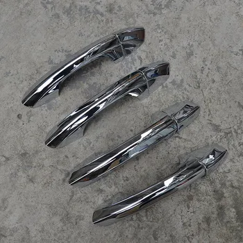 

Chrome Car Exterior Door Handle Cover Door Bowl Sticker Moulding Trim for Ford Mondeo 2017 2018 Styling Accessories