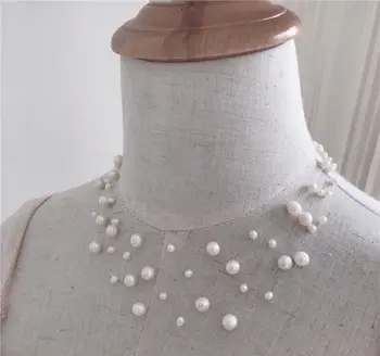 

100% real natural fresh water pearl necklace 925 sterling silver lock wedding necklace fine women jewelry free shipping elegance