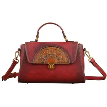 Nesitu Высокое качество Новые винтажные коричневые, серые, красные маленькие женские сумочки из натуральной кожи женские сумки M1199