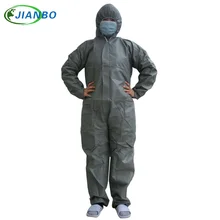 Disposable Protective Clothing Security And Protection SMS Nonwoven Fabric Thicker Coverall CleanRoom Dustproof Jumpsuit Garment