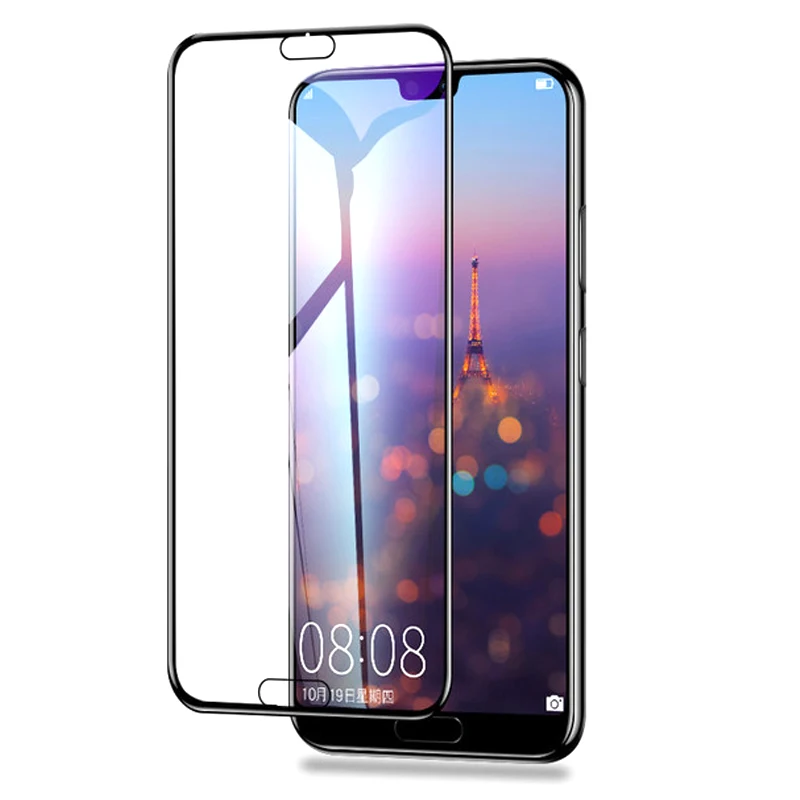 Полное покрытие, защита экрана, закаленное стекло для huawei Y9 Y7 Prime Pro, защитное стекло, пленка для huawei Honor Y6 Pro Y5