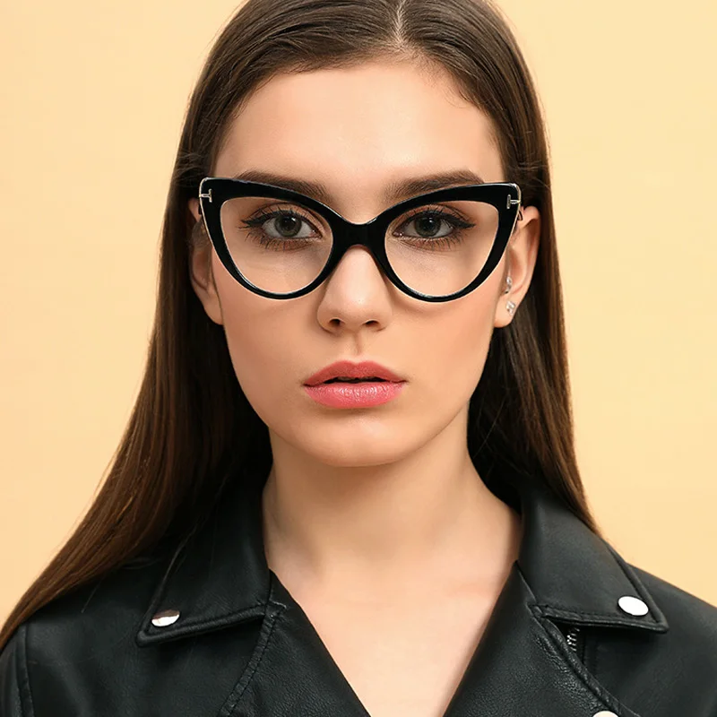 Кошачий глаз, оптические очки, оправа для женщин, женские, прозрачные, по рецепту, бренд Tom, очки для девушек, очки, сексуальные, кошачий глаз, близорукость, оправа