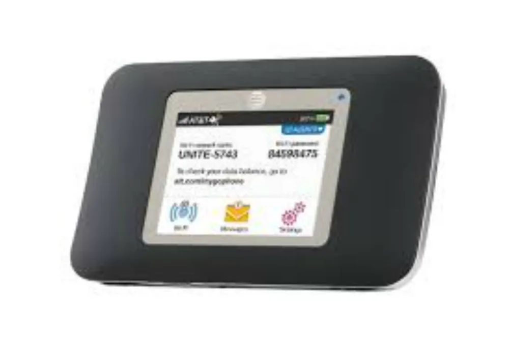 

Unlocked AT&T Unite 770S 4G LTE Netgear Wireless Broadband Hotspot Black white