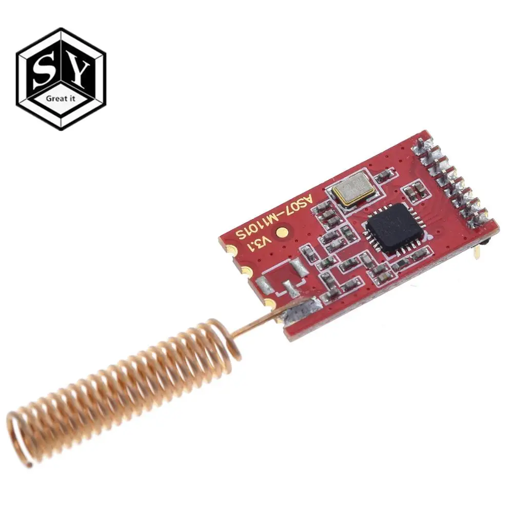 

Great IT 433M CC1101 10mW Wireless Sender Receiver Module NRF905/SX1212/SI4432