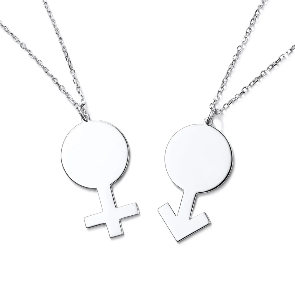 U7 Personalized Photo Custom Pendant Necklace 925 Sterling Silver Male Female  Symbol Design Necklace Women Jewelry Gifts SC213 - floridamorse.com