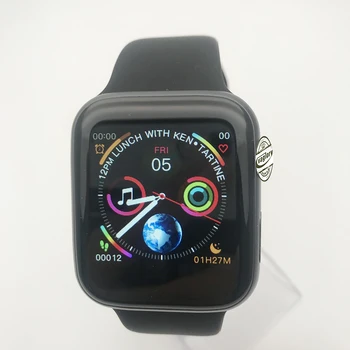 

Bluetooth Smart Watch IWO 12 1:1 44mm SmartWatch Aluminum Alloy Matte Case for iOS Android Heart Rate ECG Pedometer