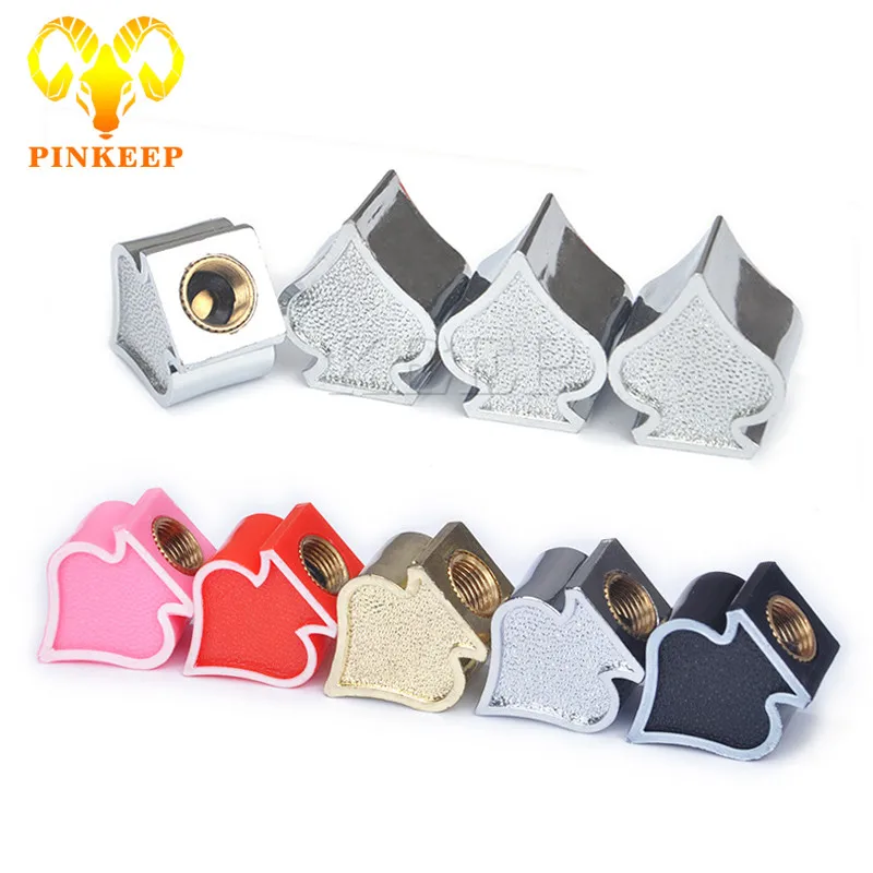 

4Pcs/lot Spades Style Wheel Tire Valve Caps Car Bicycle Motorcycle Tyre Stems Air Cap Airtight Dustproof Cover For BMW Audi VW