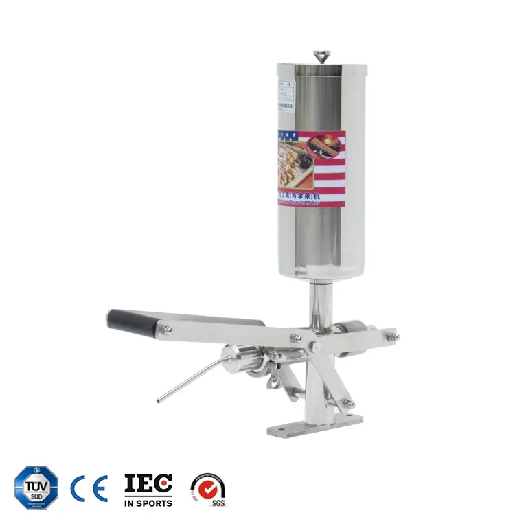 

Stainless Steel 5L Manual Spainish Churros Filler,churro filling machine