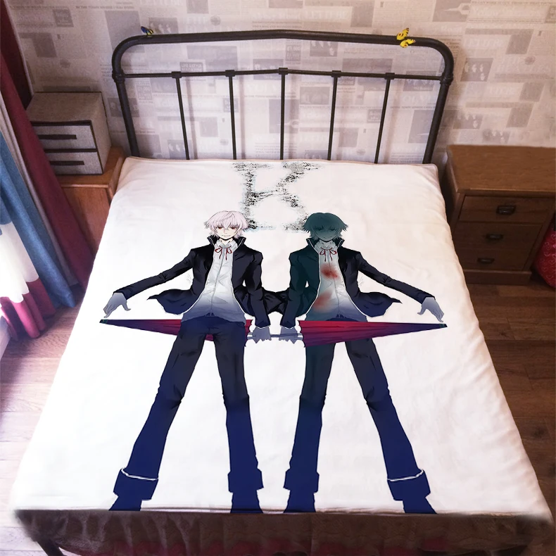 Постельное белье с Аниме Манга K Project Yatogami kuseng 150*200 см постельное 005 | Дом и сад