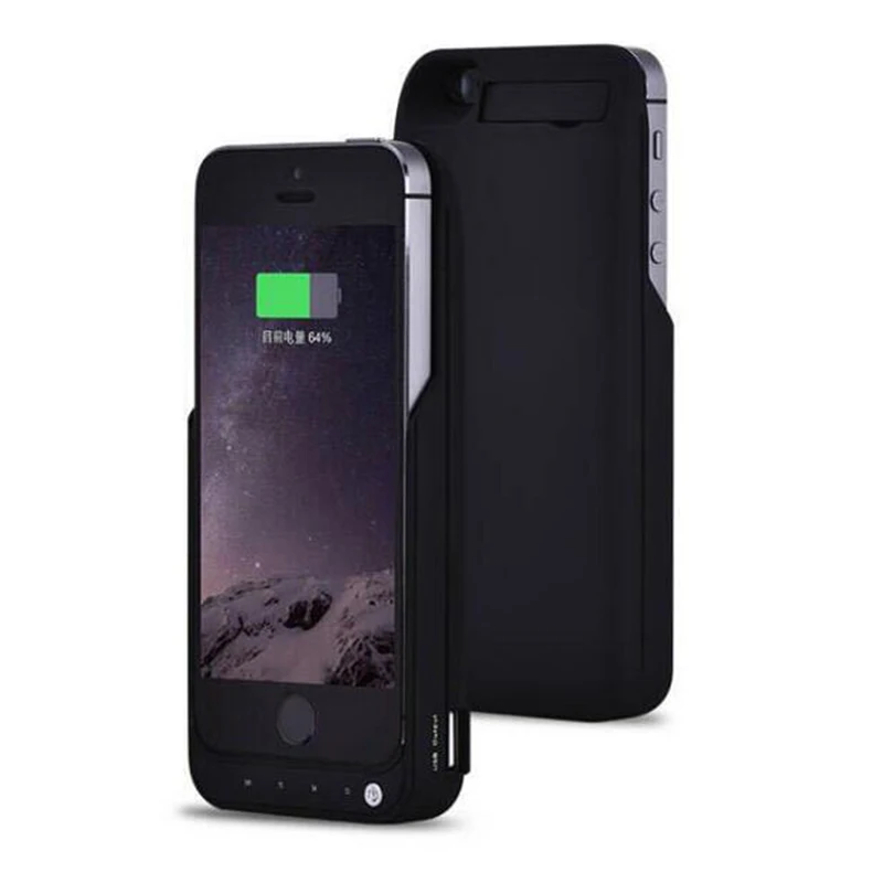 Чехол с зарядным устройством для iPhone SE 5SE 5 чехол аккумулятором 4200 мАч