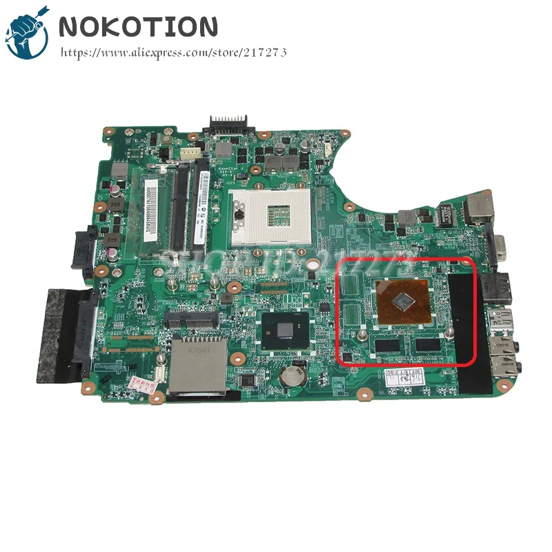 Материнская плата NOKOTION для ноутбука toshiba satellite L655 основная A000076410 DABL6DMB8F0 HM55 DDR3 |