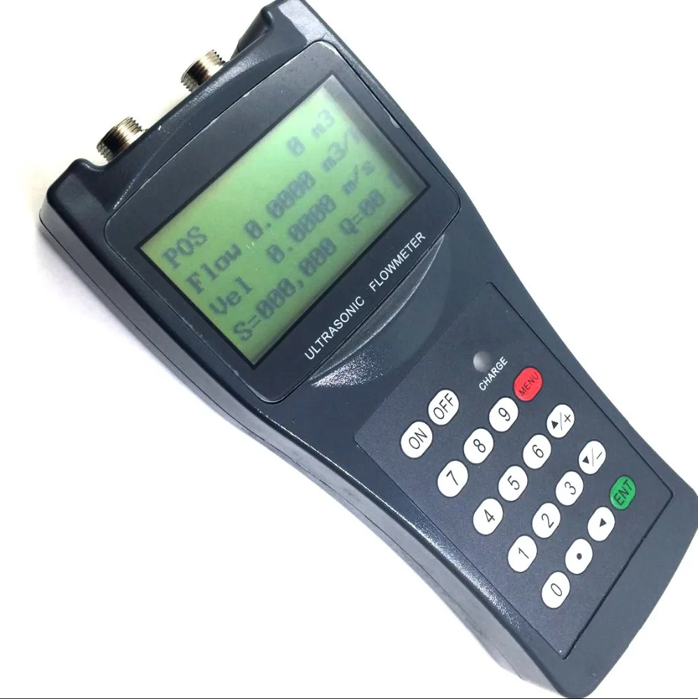 

portable ultrasonic flowmeter water digital flow meter sensor counter indicator flow device caudalimetro DN15-100mm DN50-700mm